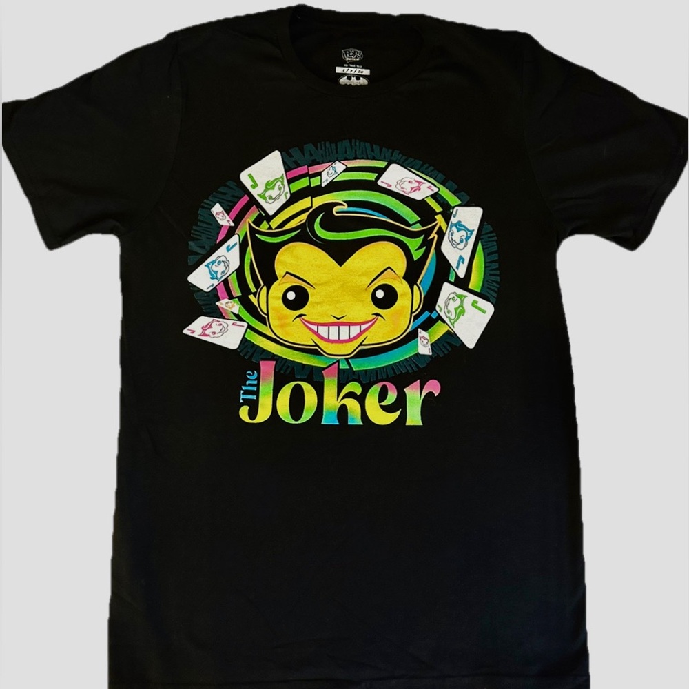 Batman Joker Blacklight Funko Pop T-SHIRT ONLY Size Small